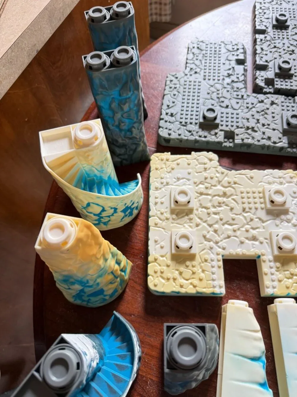 Mega Bloks Fire and Ice Dragons 9858 Replacement Parts NOT Complete READ